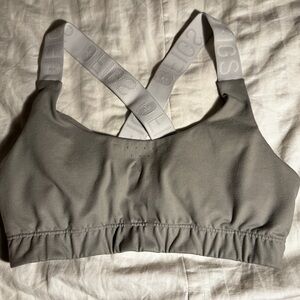 Gray Sports Bra